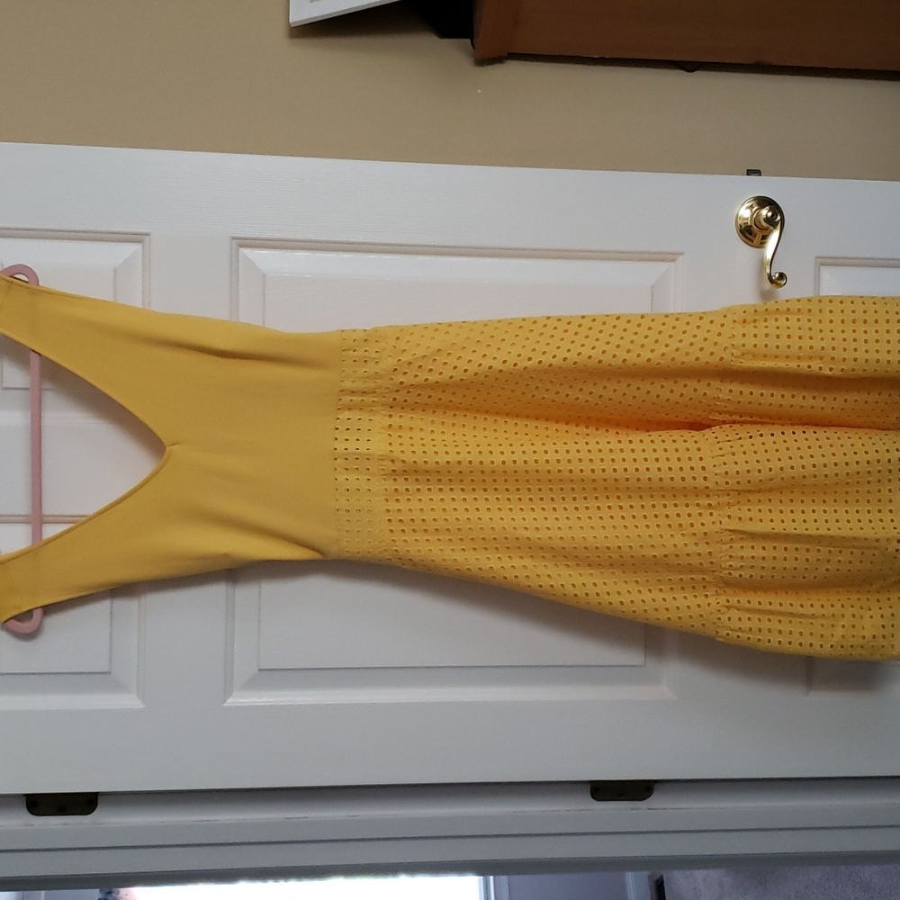NEW YORK & Co.Dress, Yellow, size L
